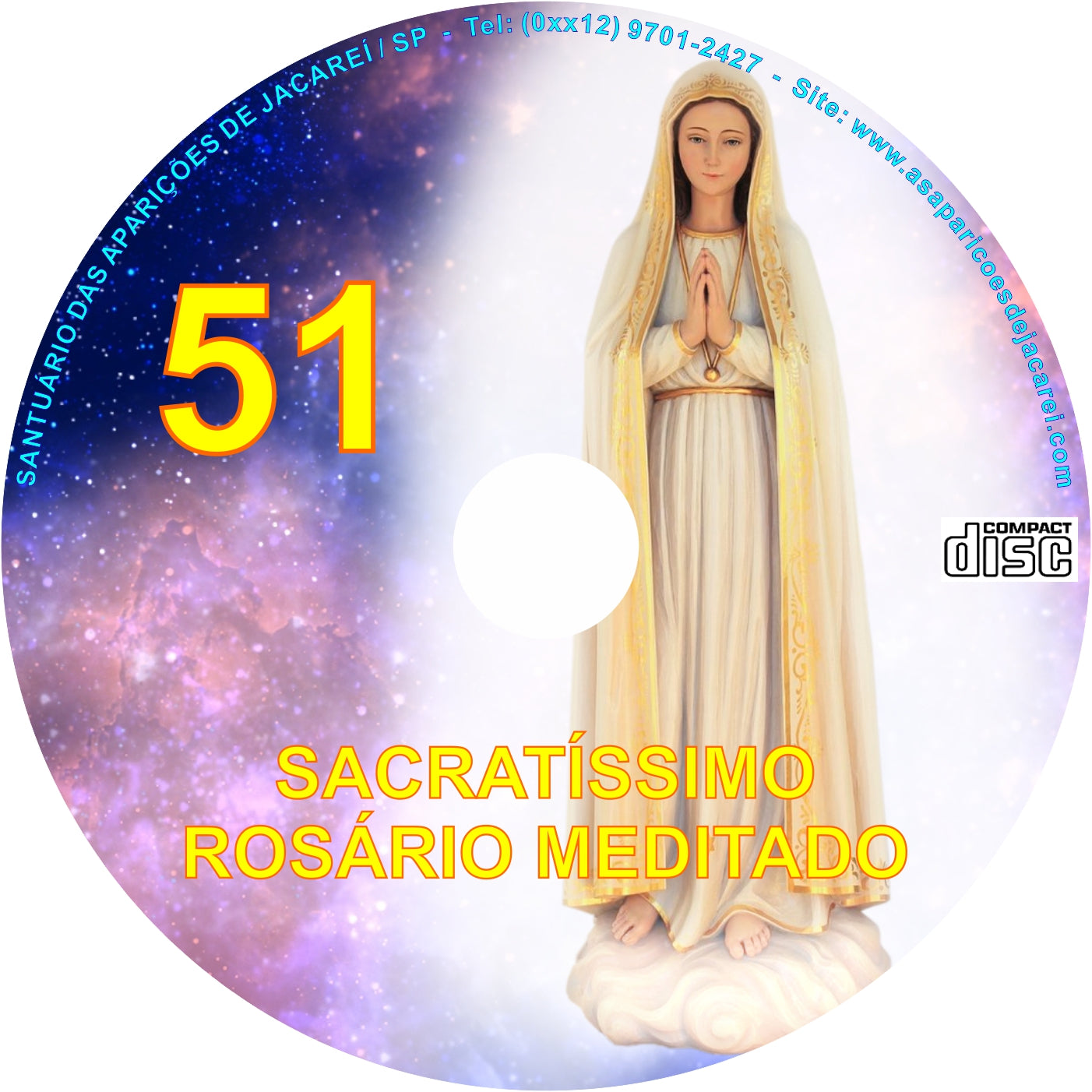 CD Rosário Meditado 051 CD Rosário Meditado 051